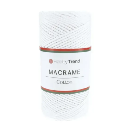 Hobby Trend Macrame Cotton 1001/001 Hobby Trend Macrame Cotton 1001/001