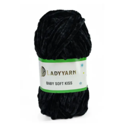 Lady Yarn Baby Soft Kiss Black