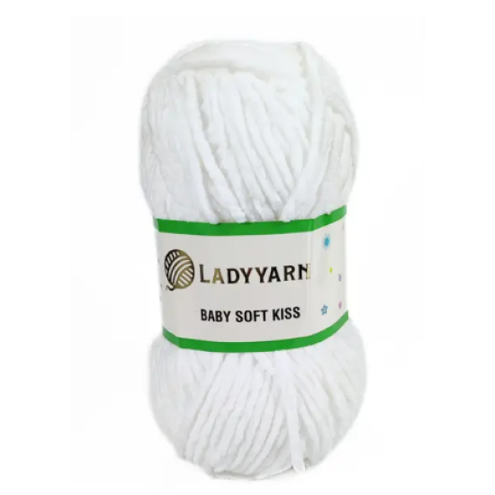 Lady Yarn Baby Soft Kiss White