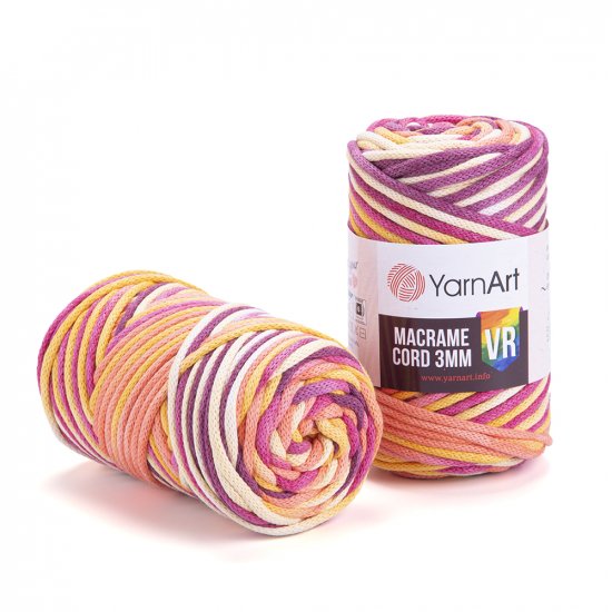 YarnArt Macrame Cord 3mm VR 912