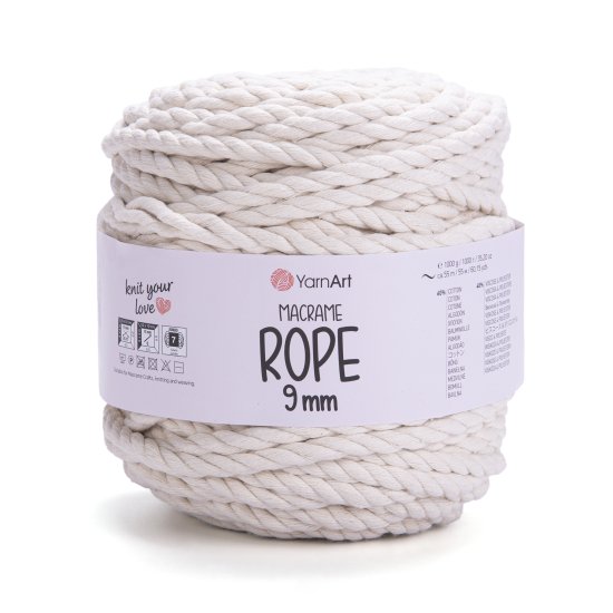 YarnArt Macrame Rope 9 mm 752